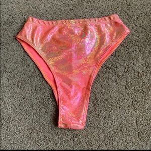 Freedom Rave Wear High Waisted Brazilian Shorts